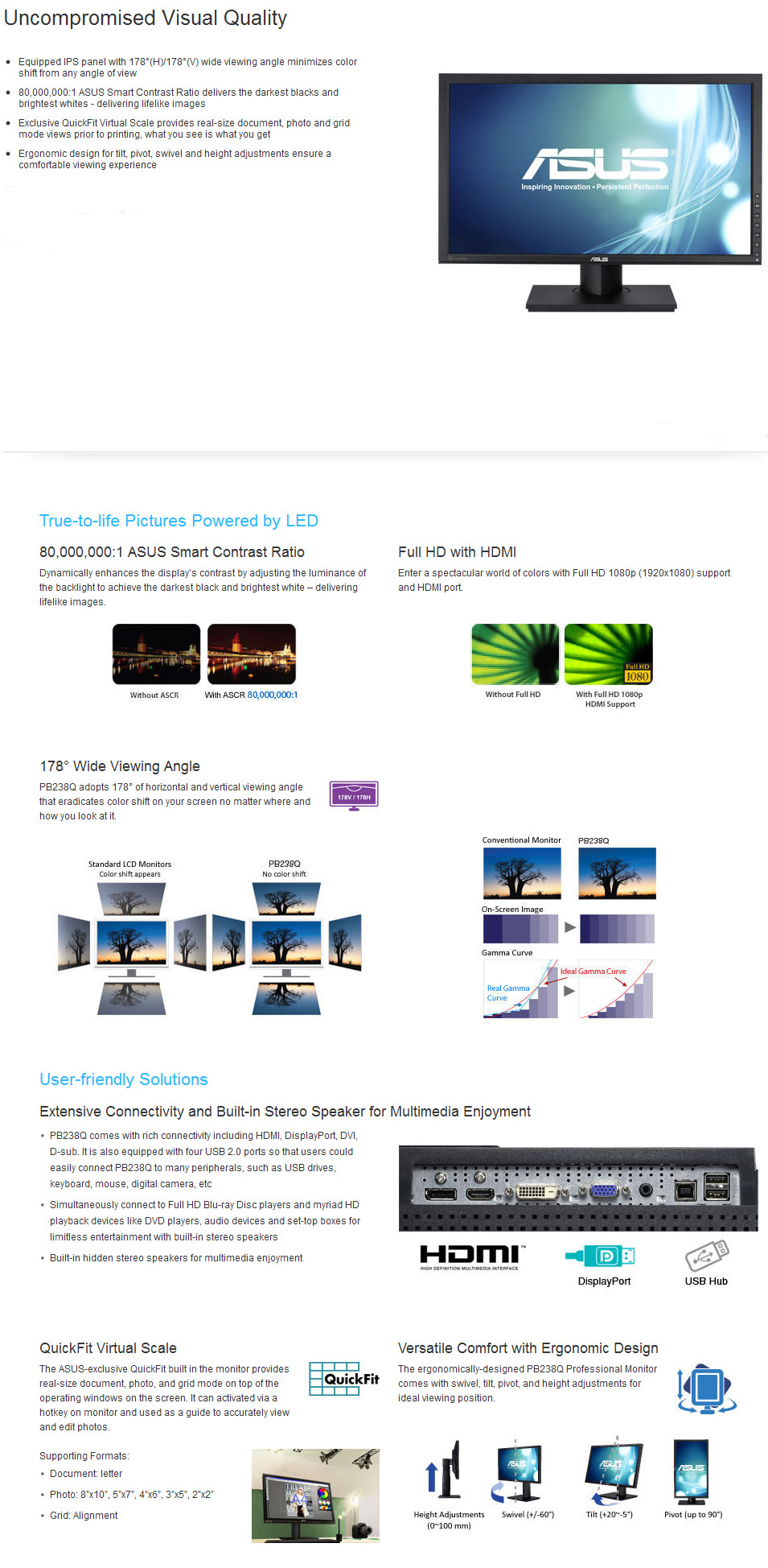 ASUS PB238Q (IPS) 23\